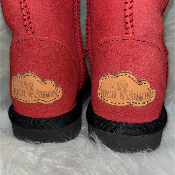 🥾 RICH FASHION CHILD NUTCRACKER SUEDE WINTER BOOTS 🥾 - Picture 3 of 10